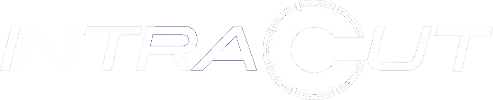 Intracut logo in white
