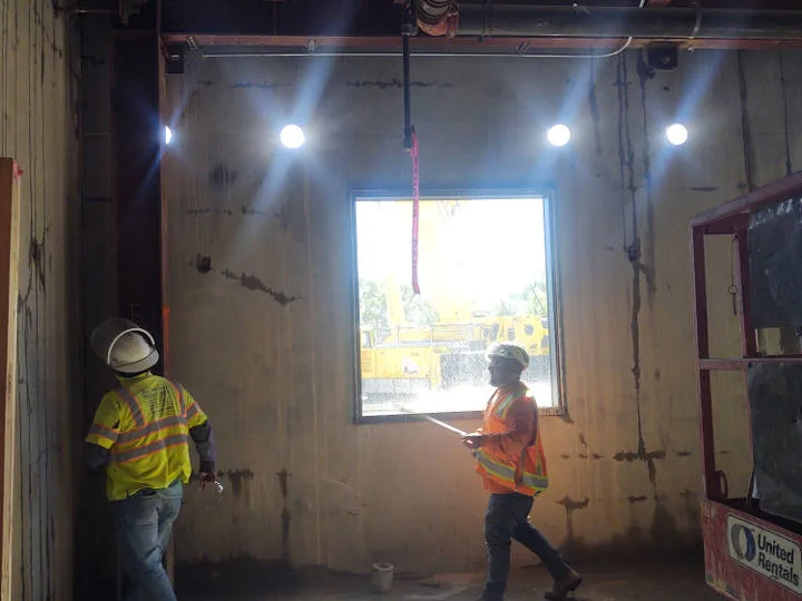 concrete wall cores made for takeda pharmaceuticals demolition project