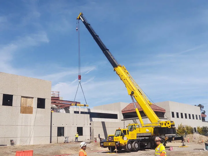 boom lift removing panel for takeda pharmaceuticals demolition project - pic 1